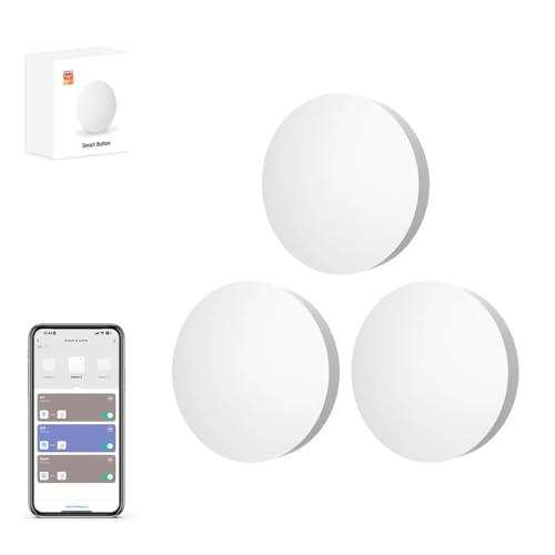 ZigBee3.0 Smart Remote Button Tuya Scene Remote, Need Zigbee Hub, Smart Switch ZigBee Remote Work with Tuya Smart Life APP (4)