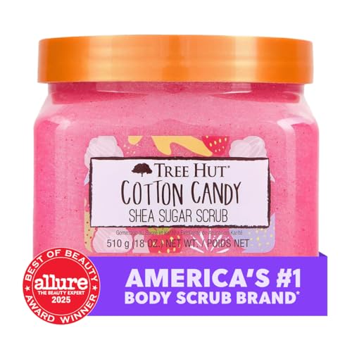 Tree Hut Cotton Candy Shea Sugar Scrub, 510 Grams