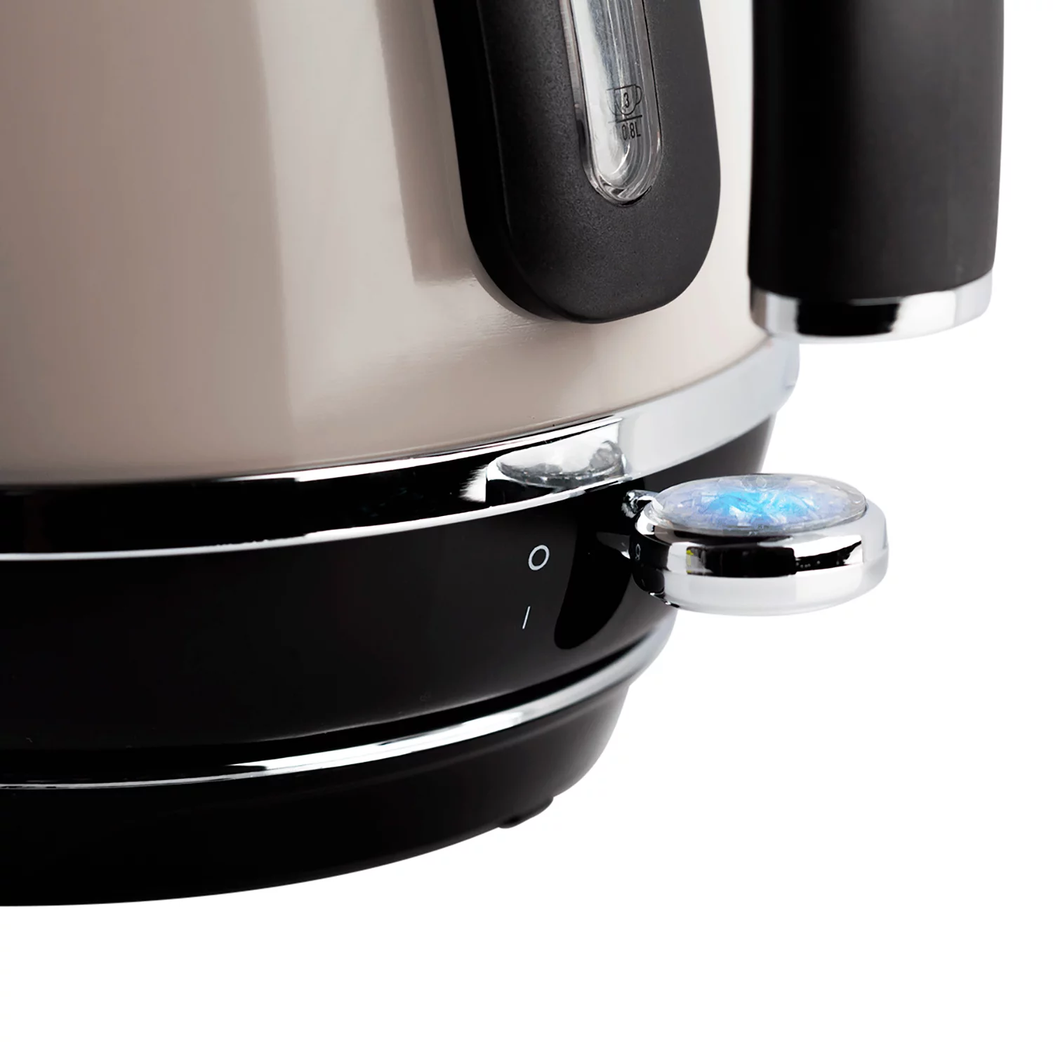 HADEN Cotswold 1.7 Liter Stainless Steel Body Retro Electric Kettle, Putty Beige