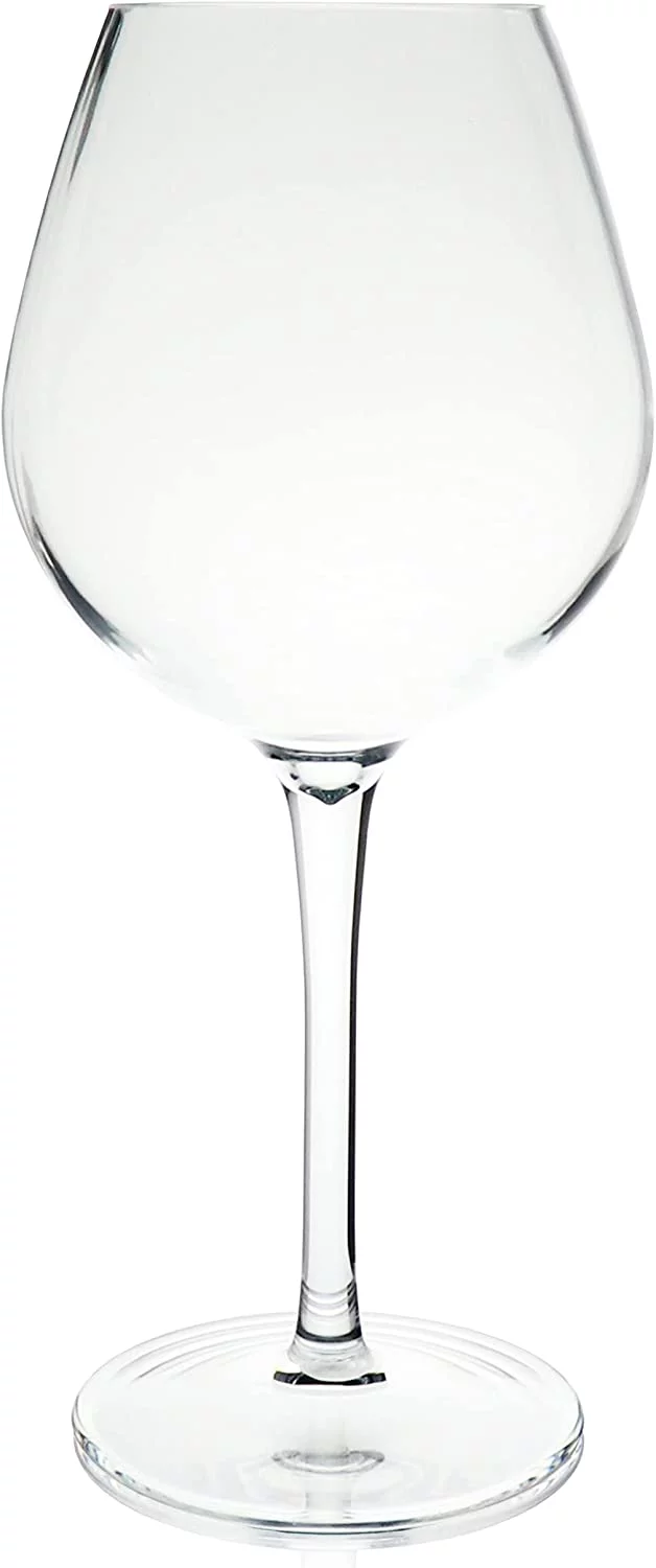 Cork Genius Unbreakable Red Wine Glasses, Shatterproof and BPA-Free Tritan Plastic, Scratch-Resistant Wine Goblets with Stem, Dishwasher Safe, 4 Pack