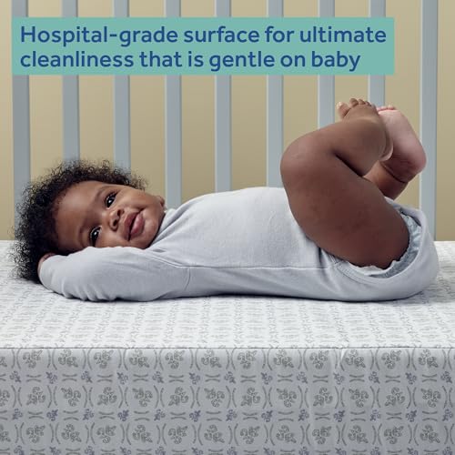Sealy Baby Firm Rest Antibacterial Breathable Crib Mattress, Made in USA, GREENGUARD Gold Certified, 204 Steel Coils, 2 Stage, Toddler Bed Fit, Waterproof, Non Toxic, Safety & Quality Tested, 52x28