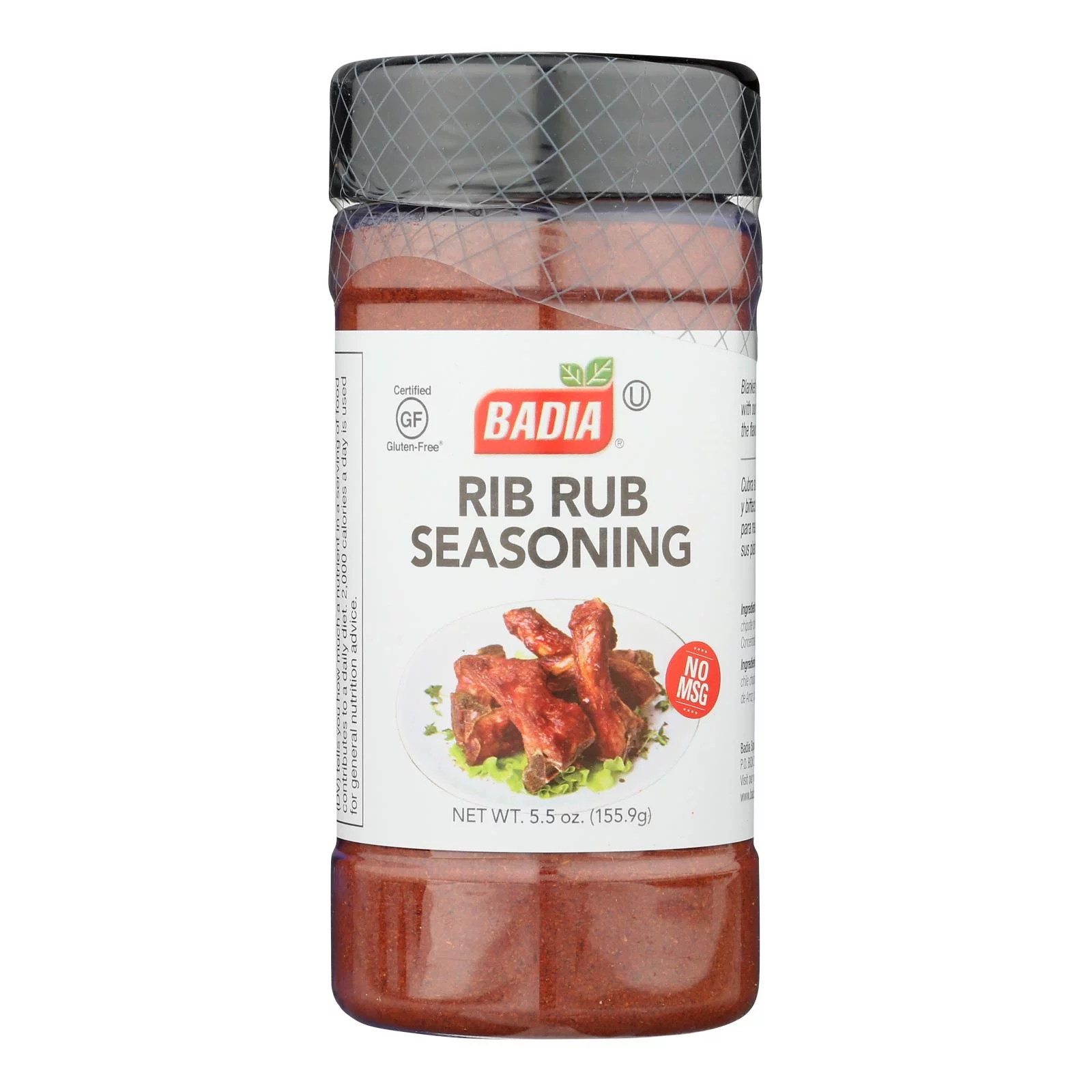Badia Spices - Seasoning Rib Rub - Case of 6 - 5.5 OZ