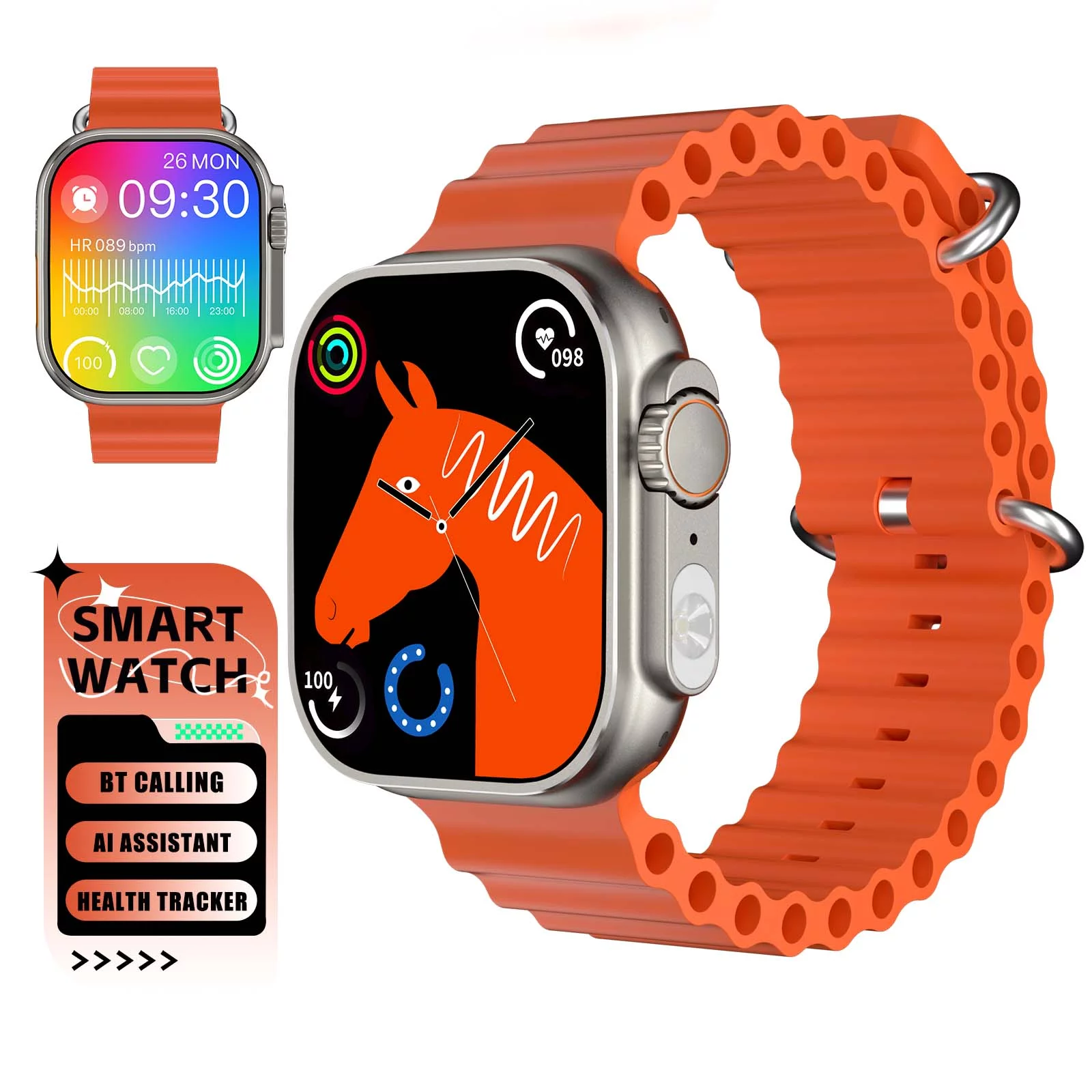 2023 Ultra Smart Watch Men Women 2.1