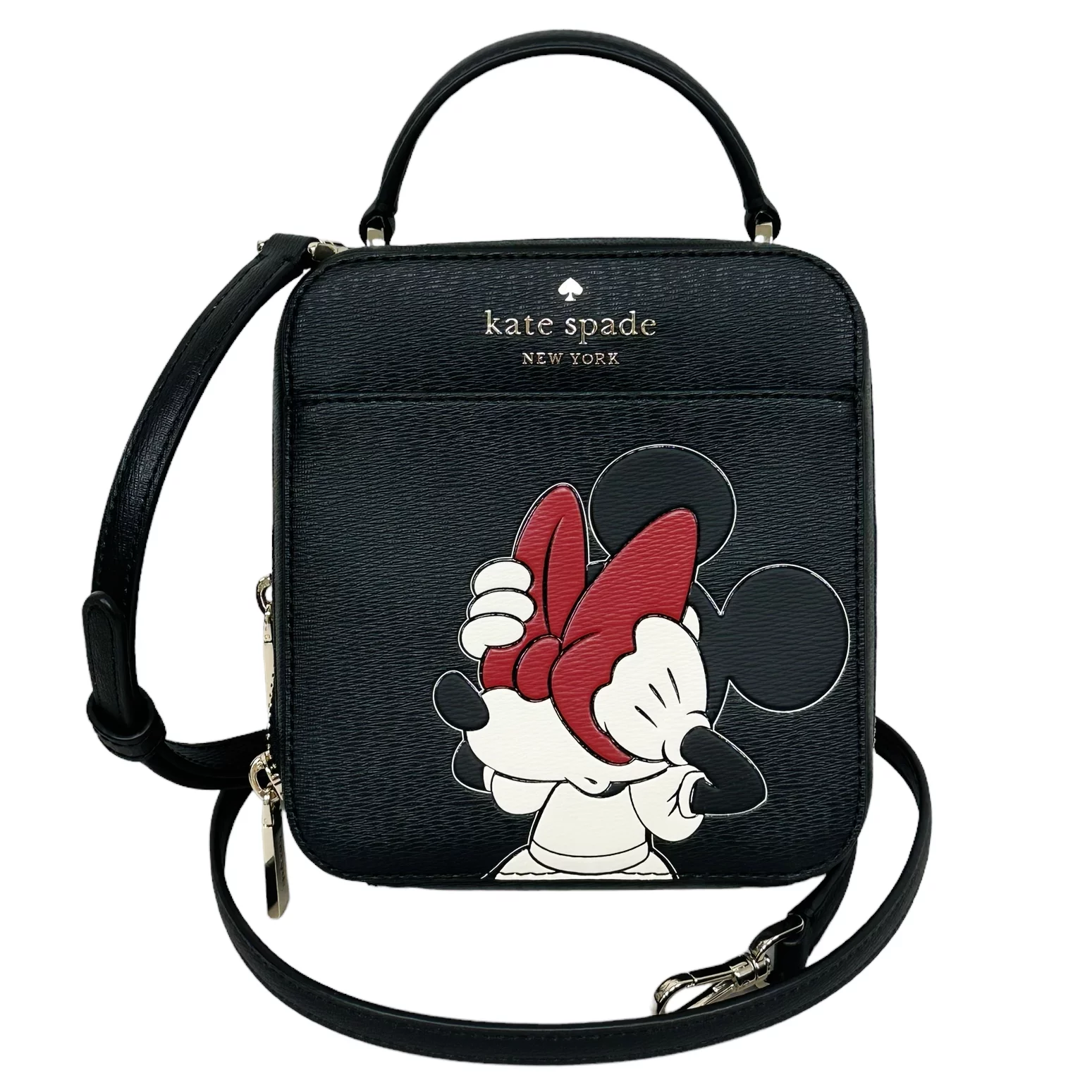 Kate Spade Disney Minnie Mouse Daisy Vanity Saffiano PVC Crossbody Handbag