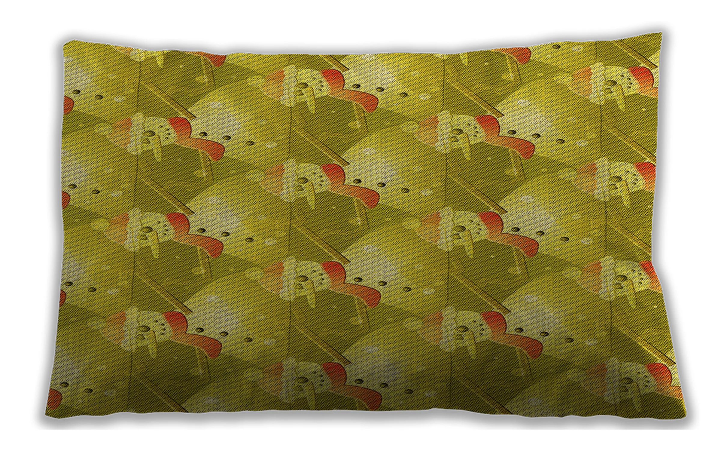 Ahgly Company Outdoor Rectangular Contemporary Lumbar Throw Pillow, 13 inch by 19 inch