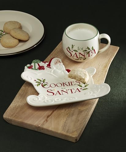 Lenox 882207 Hosting The Holidays Santa Spoon Rest, Christmas