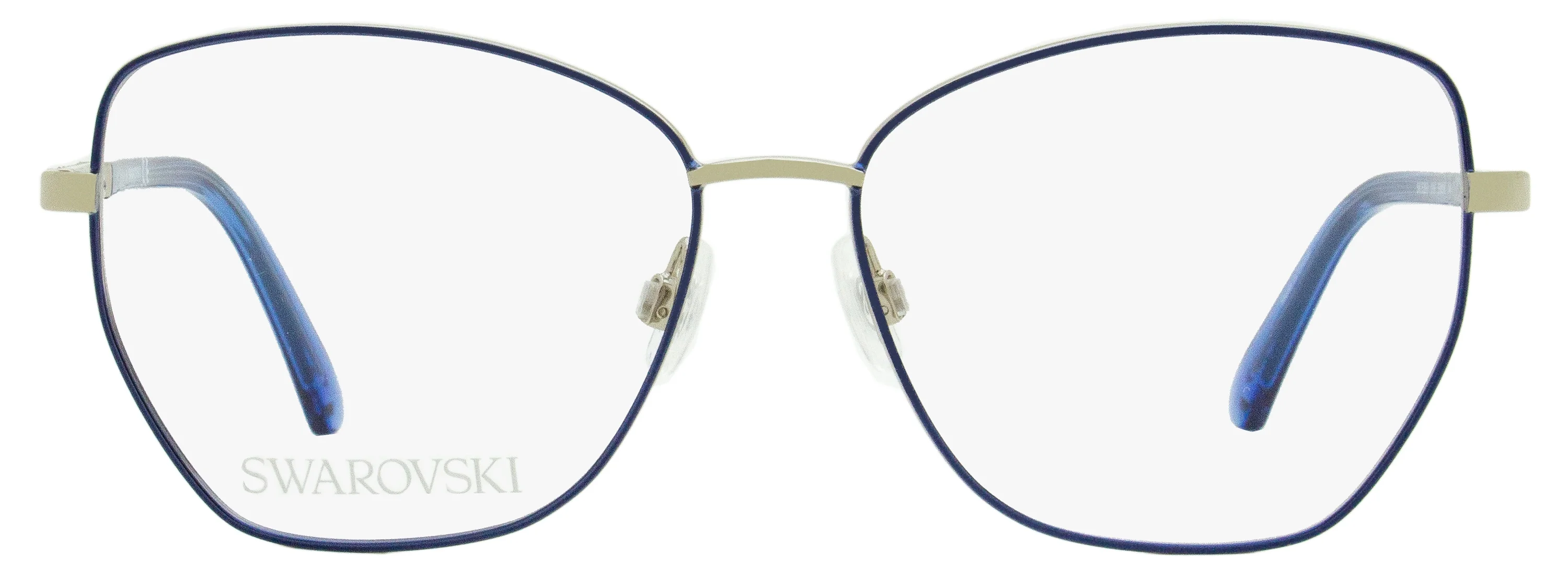 Swarovski Butterfly Eyeglasses SK5393 016 Palladium/Blue 55mm