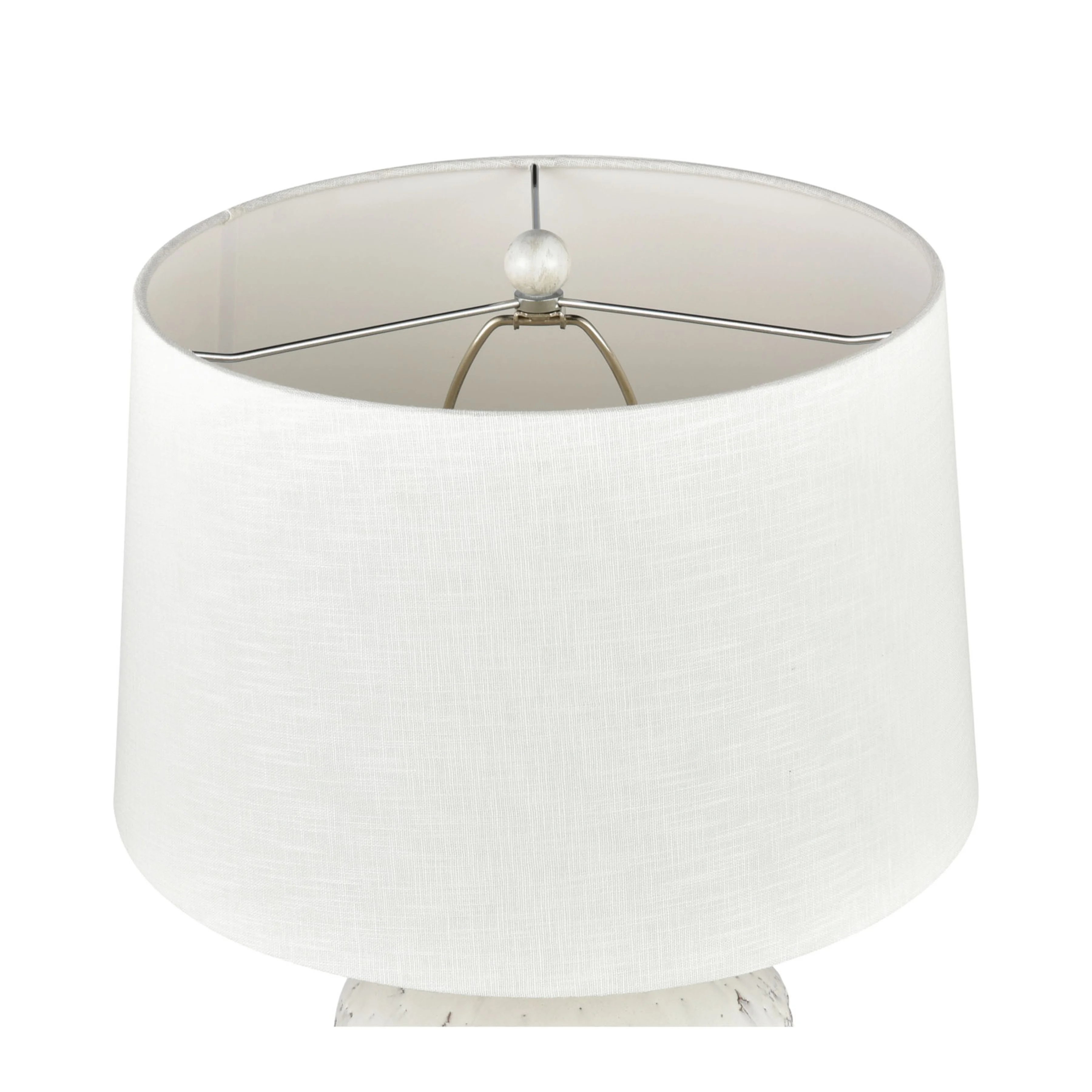 Elk Home 16-Inch Wide Rhoda Table Lamp, Transitional, White