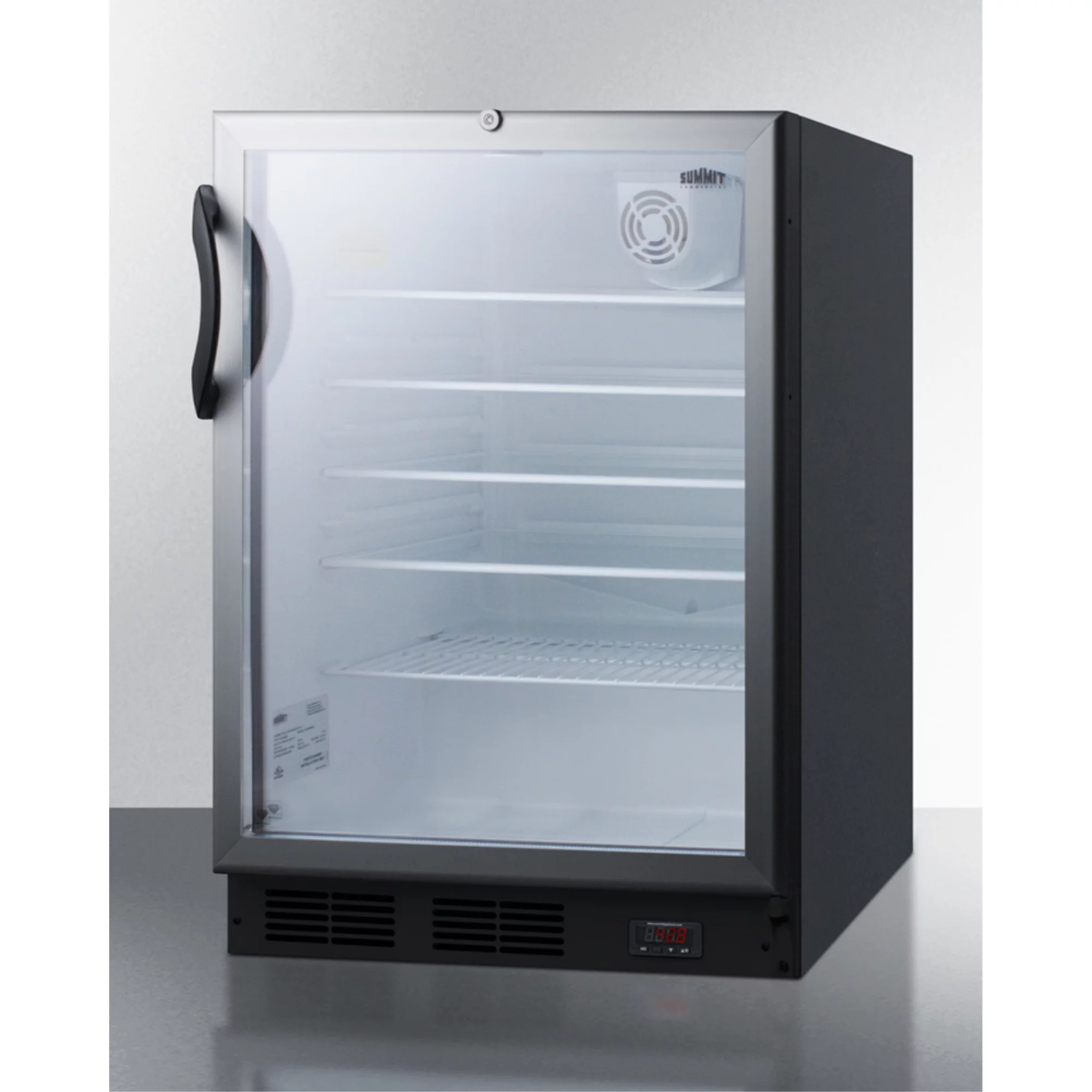 Summit SCR600BGLDTPUBADA Glass Door Craft Beer and Wine Refrigerator