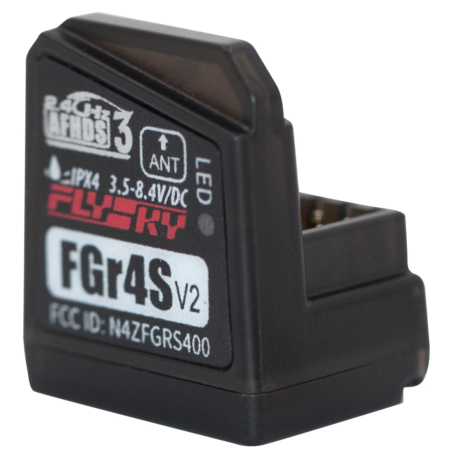 Moobody FGR4S V2 Receiver AFHDS 3 Built-in Single-Antenna Bidirectional PWM /PPM / IBUS Output Receiver for NB4 PL18 RC