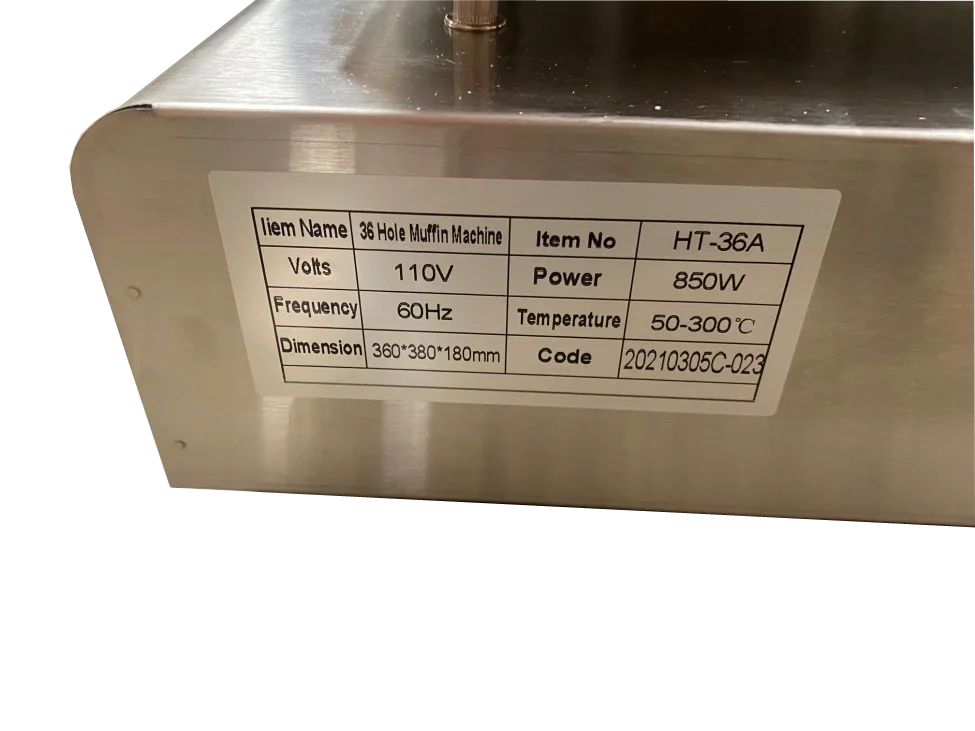 36 pcs Commercial Electric Mini Dutch Pancake Poffertjes Maker