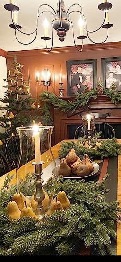 Country Faux Pears Lot Of Six