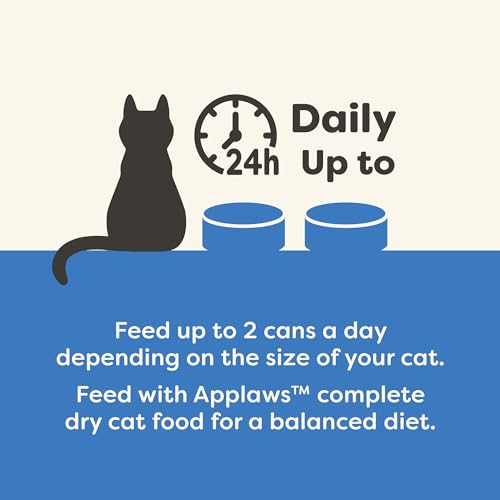 Applaws Natural Wet Cat Food in Gravy, Limited and Natural Ingredients, High Protein with No Artificial Additives, Fish Selection in Gravy (24 x 2.47oz Cans)