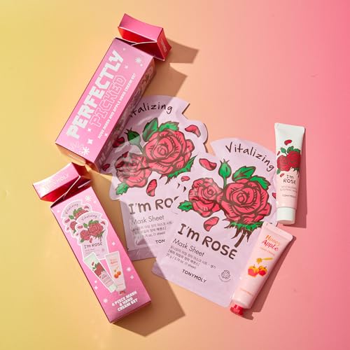 TONYMOLY Deja Brew 4-Piece K-Beauty Coffee Skincare Gift Set – 2 Sheet Masks, Coffee Wash-Off Mask, Hot Chocolate Hand Cream – Hydrating, Nourishing, Limited-Edition