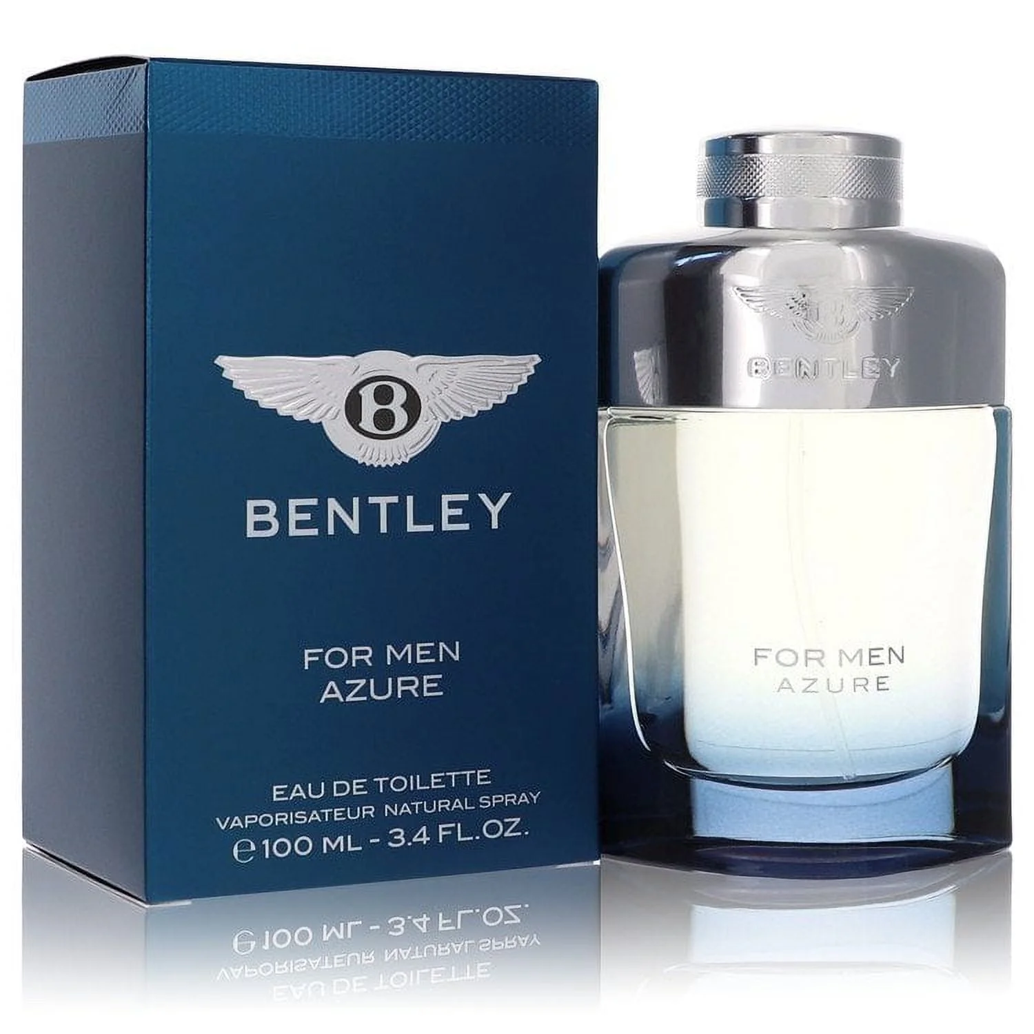 Bentley Azure by Bentley Eau De Toilette Spray 3.4 oz for Men Pack of 3