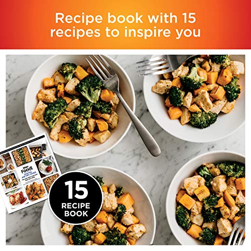 Ninja Digital Air Fry Countertop Oven, 8-in-1 Functionality, 1800W, Flip-Up Design, XL Capacity, Air Fry Basket, Wire Rack & Crumb Tray, Silver, SP101