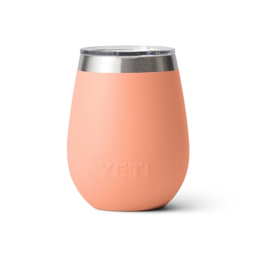 YETI Rambler 10 oz Wine Tumbler, Vacuum Insulated, Stainless Steel with MagSlider Lid, Navy