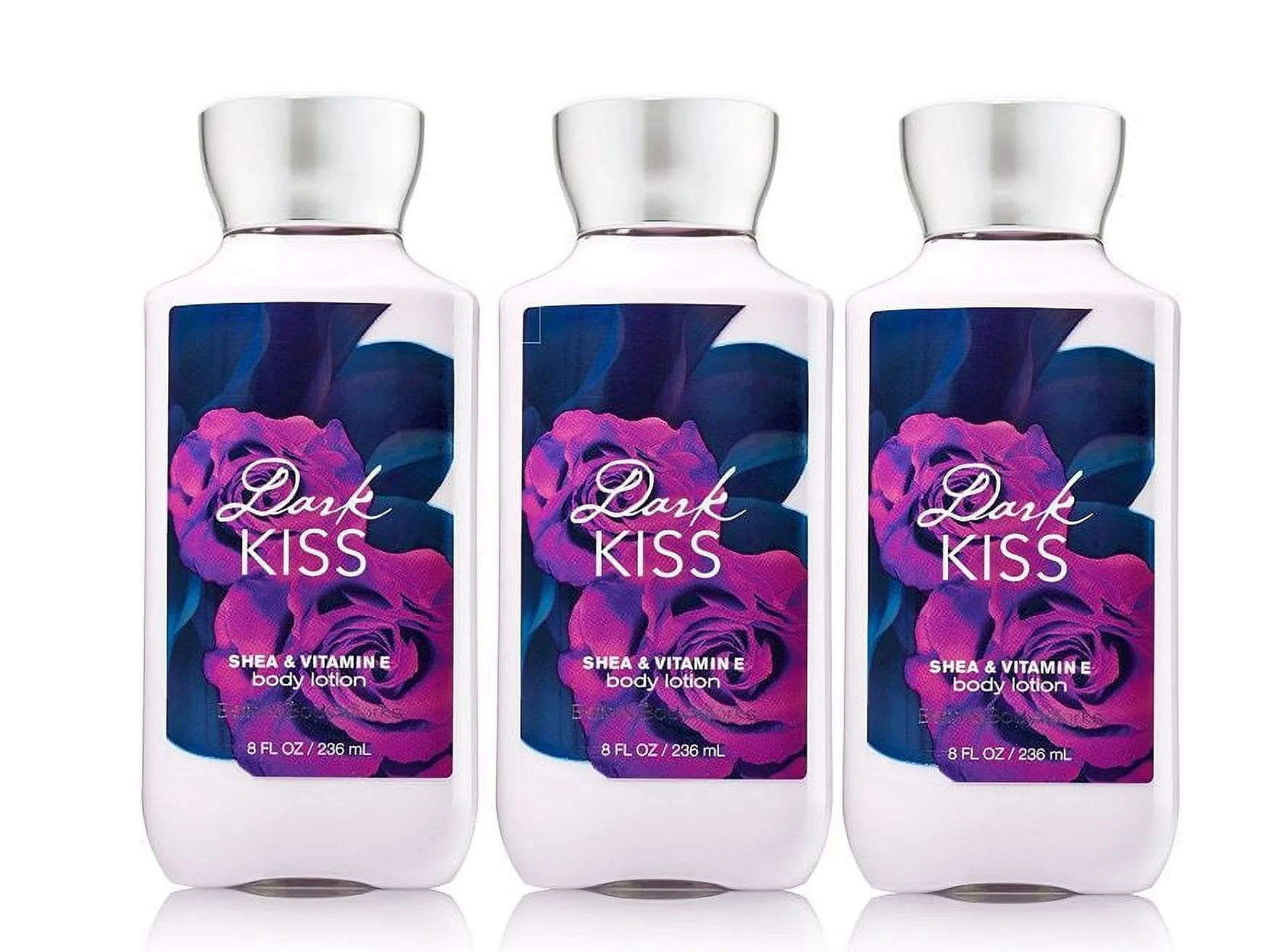 Bath and Body Works Dark Kiss Shea & Vitamin E Body Lotion Gift Set - 8 fl oz / 236 mL each