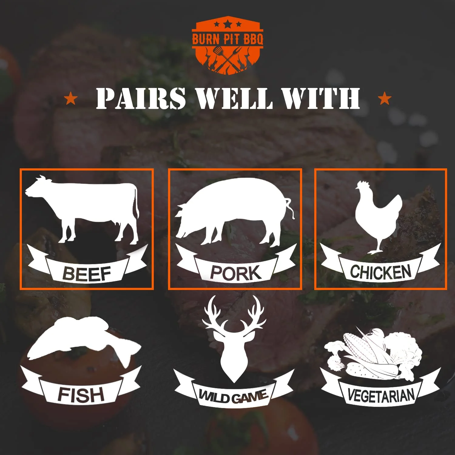 Burn Pit BBQ Fire In The Hole Spicy All-Purpose Seasoning - BBQ Rub for Brisket, Steak, Burgers & Poultry - All-Natural, Gluten-Free, Non-GMO and No MSG - Veteran Owned - 6 oz (170g)