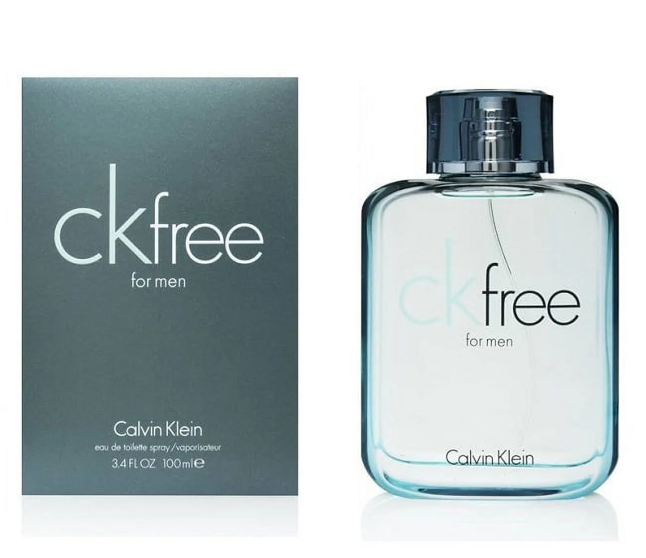 CK FREE * Calvin Klein 3.4 oz / 100 ml Eau De Toilette EDT Men Cologne Spray