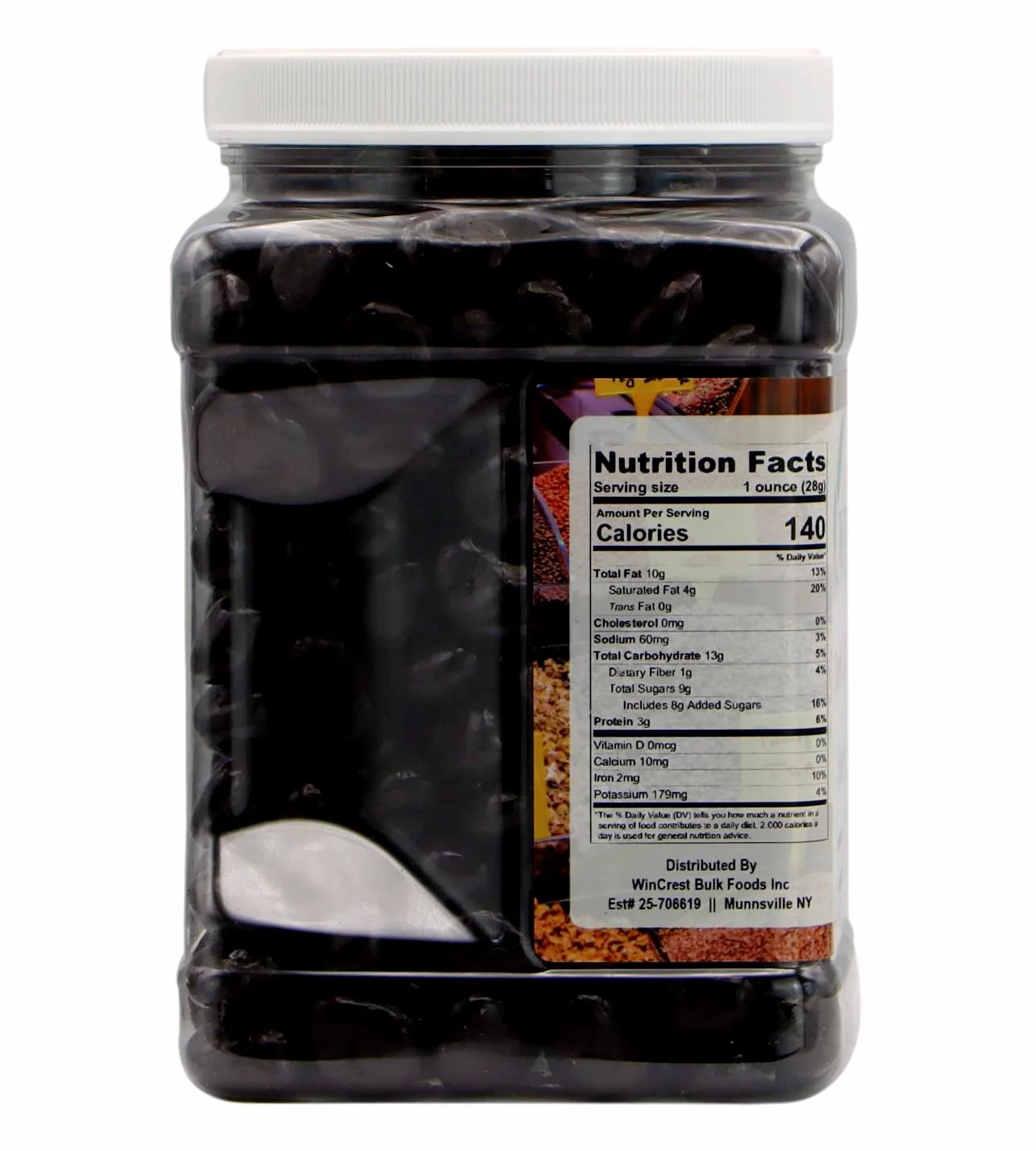 WinCrest Dark Chocolate Covered Cherries - 3.5 Lb Tub