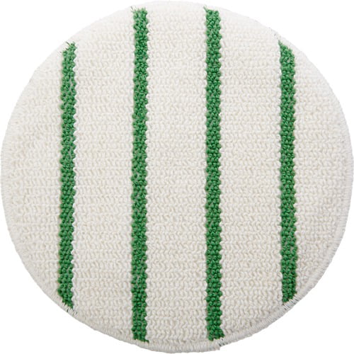 Rubbermaid Commercial Green Stripe Carpet Bonnet 5/Carton x 19