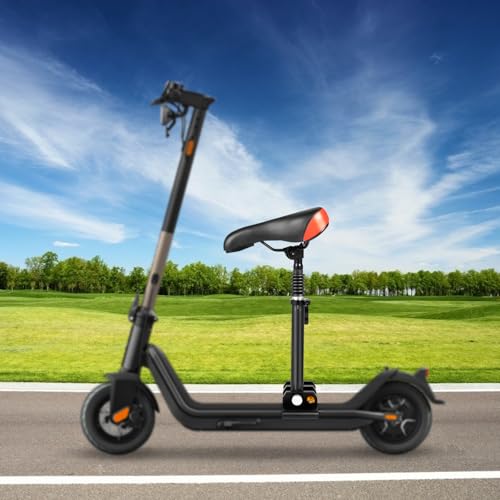 Electric Scooter Seat, Adjustable Shock Absorption Seat Universal Punch Scooter Seat Attachment Replacement for Xiaomi M365 M365PRO