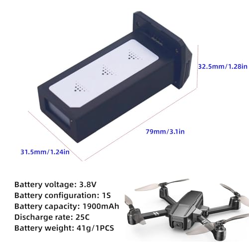 sea jump 3.8V 1900mah Lipo Battery Suitable for HS440 Aerial Four Axis Aircraft Folding Remote Control Drone Battery
