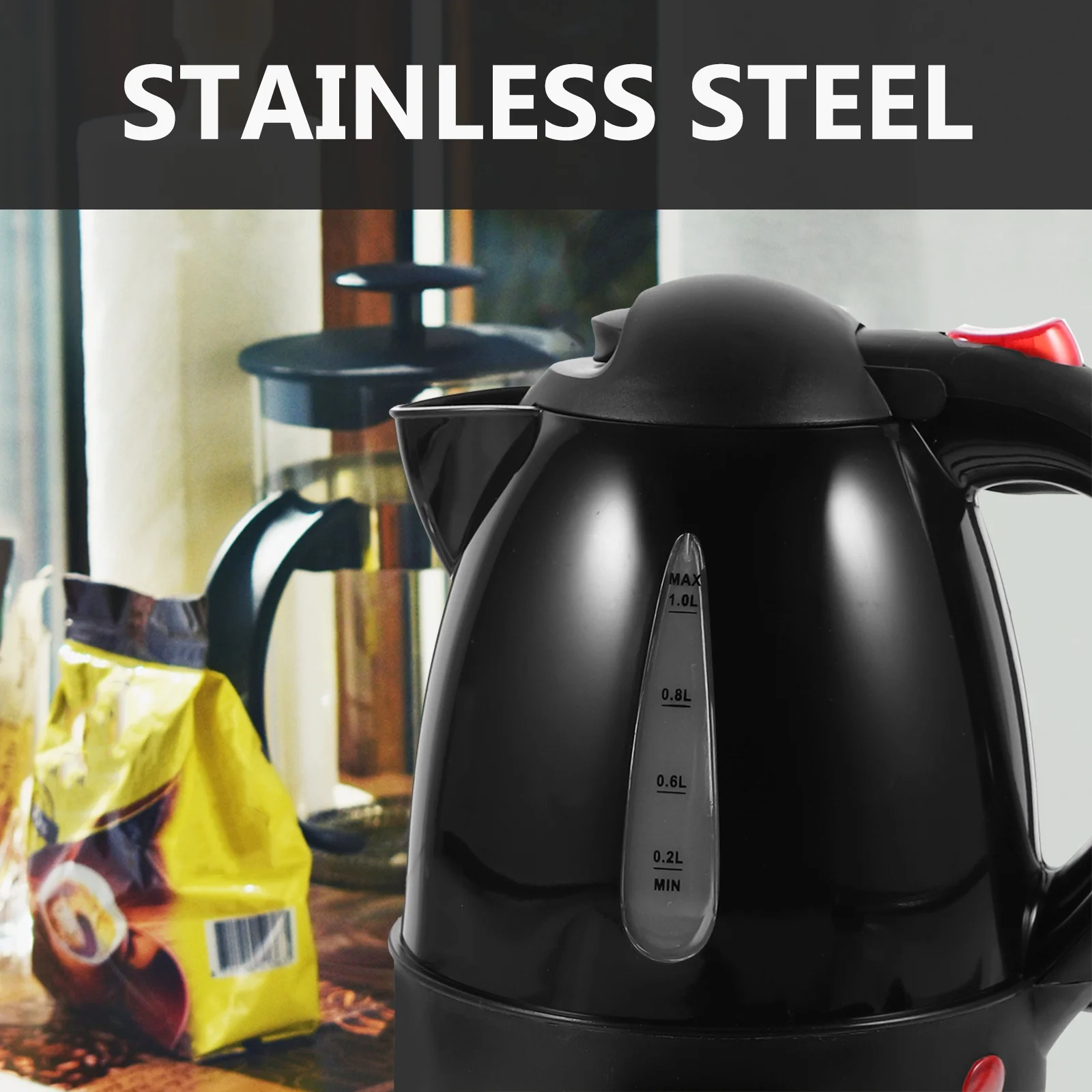 Car Hot Water Kettle Automatic Power-off Food Grade Electric Tea Flower Boiler Vehicle