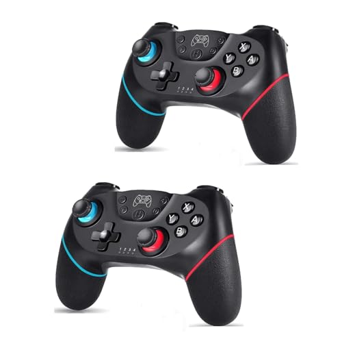 Lyyes Switch Controller, Wireless Pro Controller Joystick Compatible with Switch/Lite/Switch 2, 2 Pack