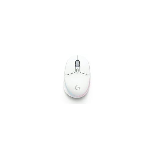 Logitech G705 Wireless Gaming Mouse, Customizable LIGHTSYNC RGB Lighting, Lightspeed Wireless, Bluetooth Connectivity, Lightweight, PC/Mac/Laptop - White Mist