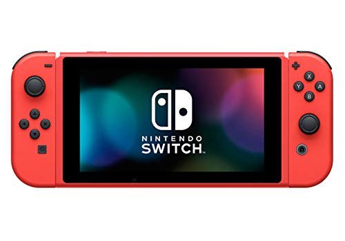 Nintendo Switch Game Console - Black (HAC-001(-01) w/ OEM Blue/Red Joycon (Renewed)