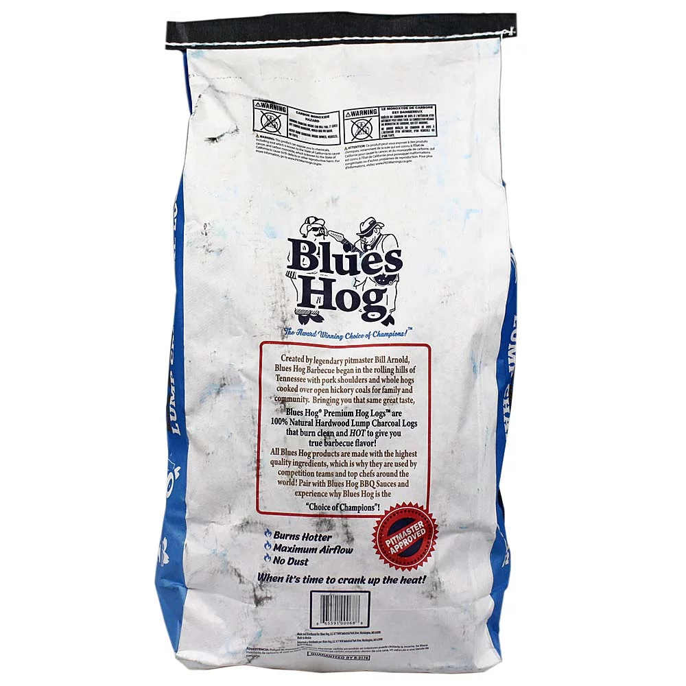 Blues Hog Hog Logs All Natural Hardwood Lump Charcoal 15.4 lb
