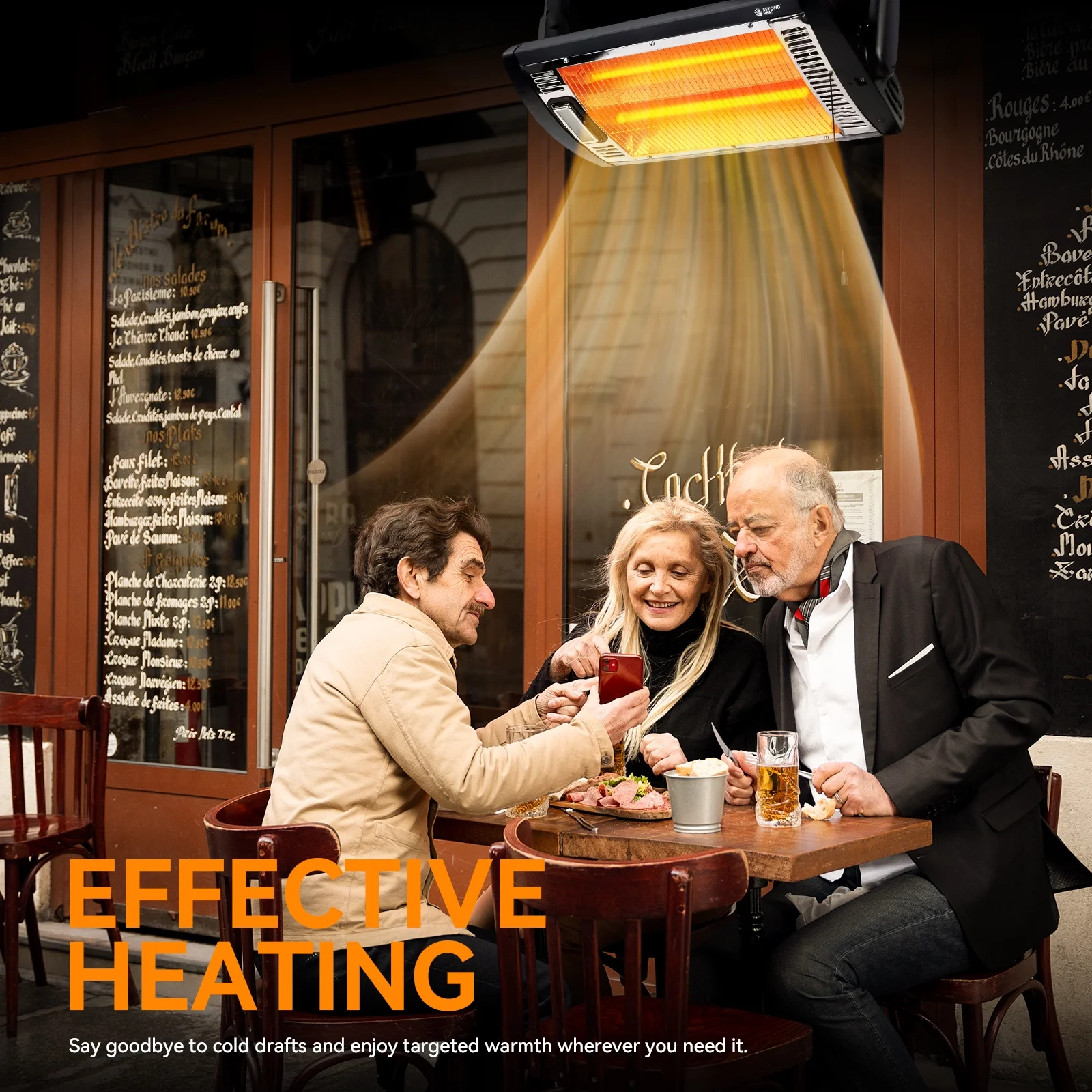 Beyond Heat Ceiling Mount Quartz Heater