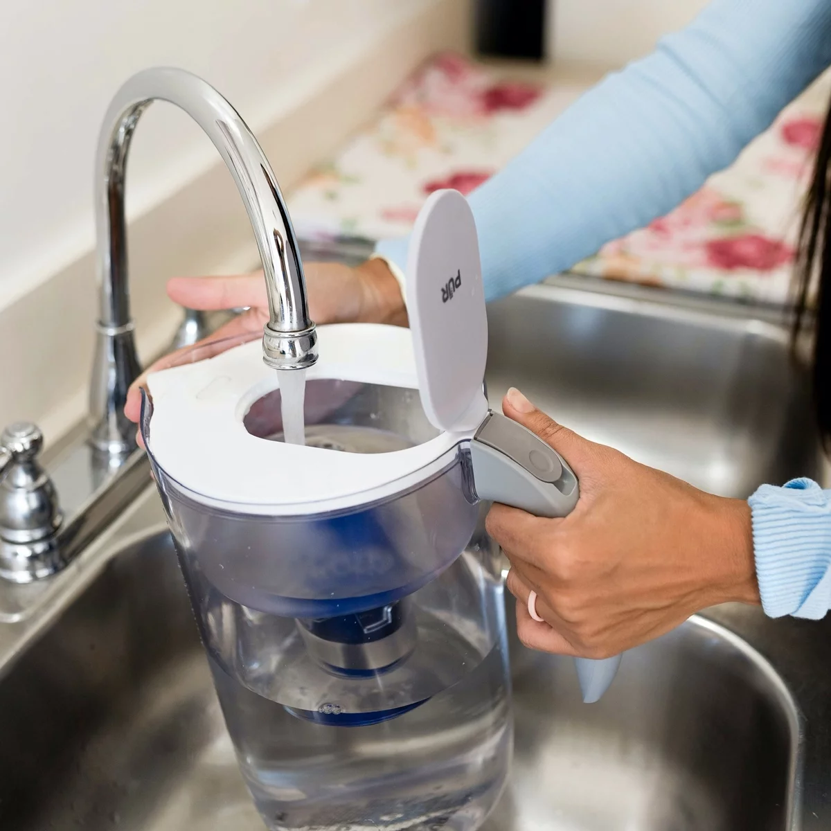 PUR 10 Cup Water Pitcher Filtration System, W 10.2