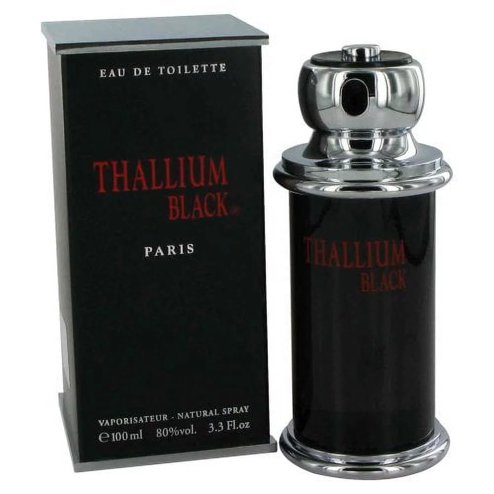 Thallium Black by Yves De Sistelle Eau DeToilette Spray 3.3 oz for Men