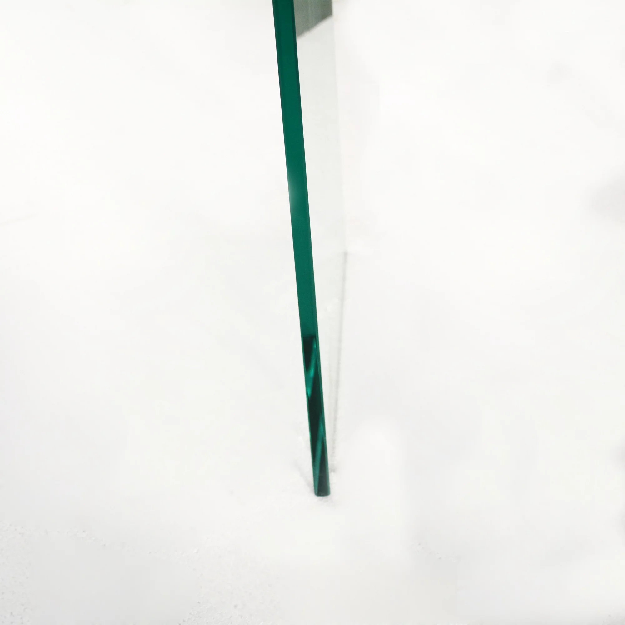 Glass Console Table, Transparent Tempered Glass Console Table with Rounded Edges Desks, Sofa Table