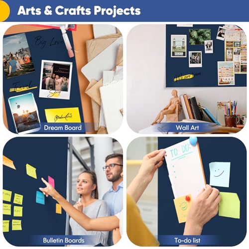 Vanhench Black Wrapping Paper, 17.5