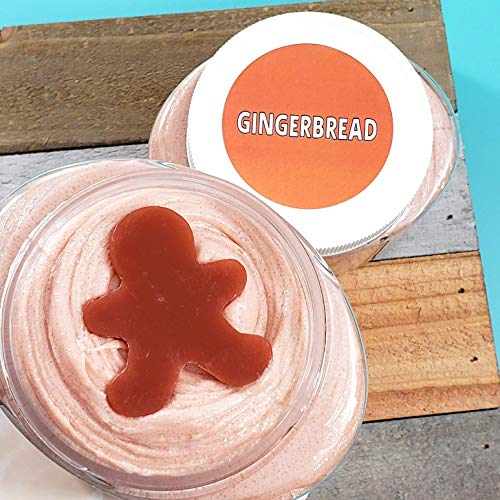 Gingerbread Whipped Sugar Scrub Soap. Holiday gifts. Christmas stocking stuffers. Body Polish