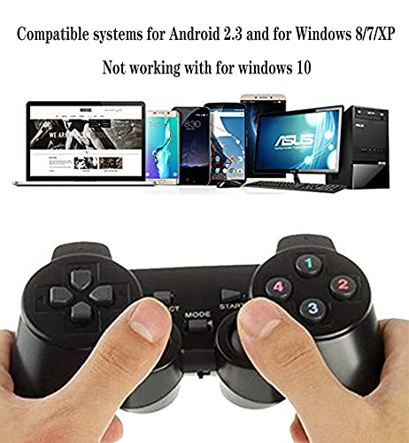 C-Zone 2.4GHz USB Twins Wireless game Controller Gamepad Joystick With WIN98/2000/X/2003VISTA/WIN7 SYSTEM TV Box