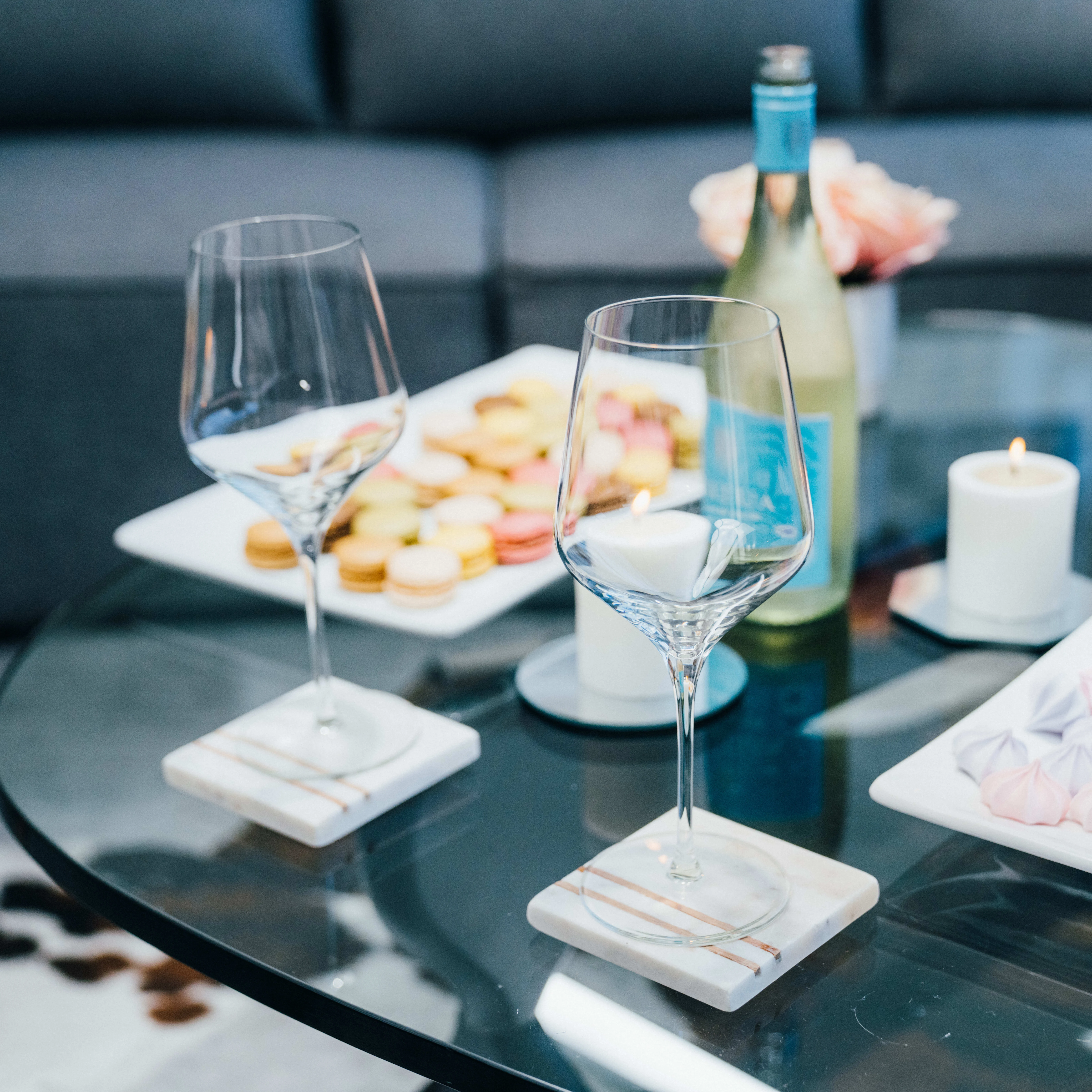 Libbey Signature Greenwich White Wine Glasses, 20-ounce, Set of 4