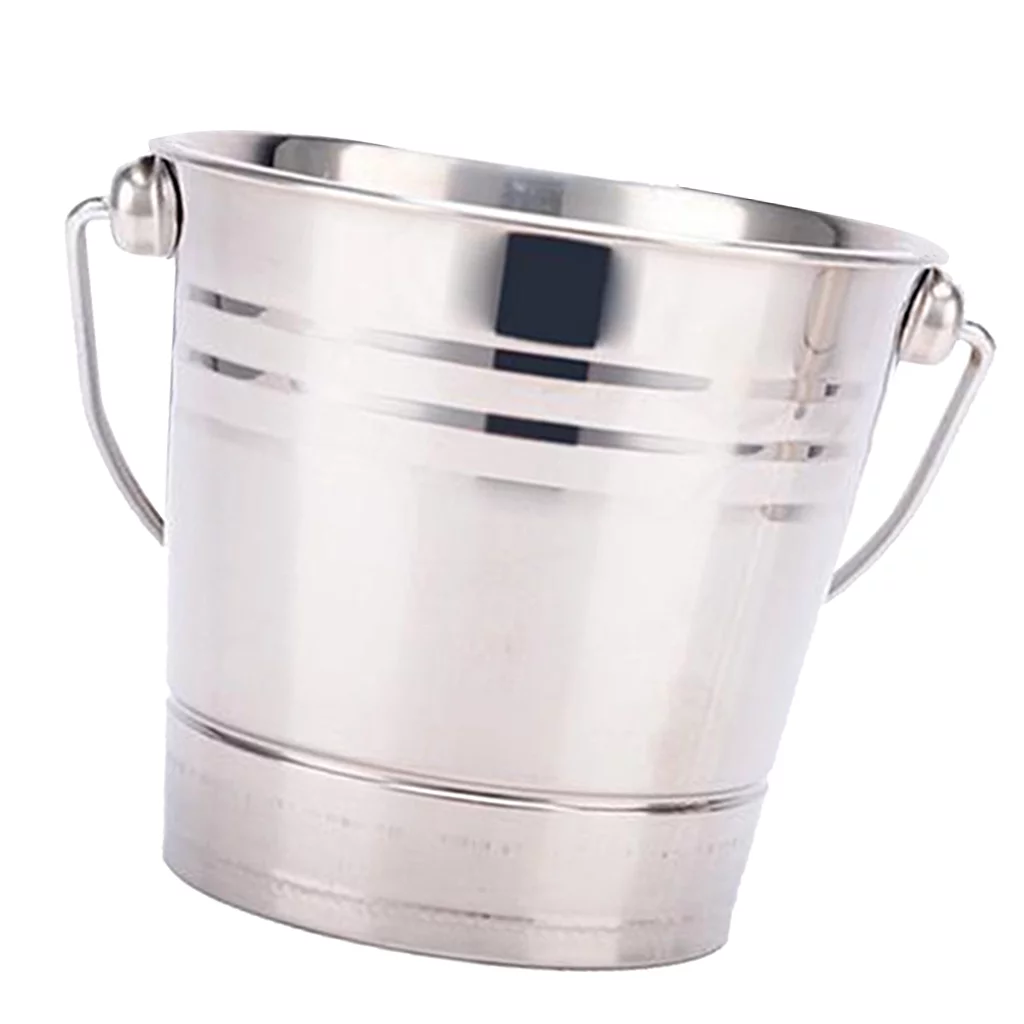 Stainless Steel Ice Bucket Champagne Bucket Restaurant - , 2.5L