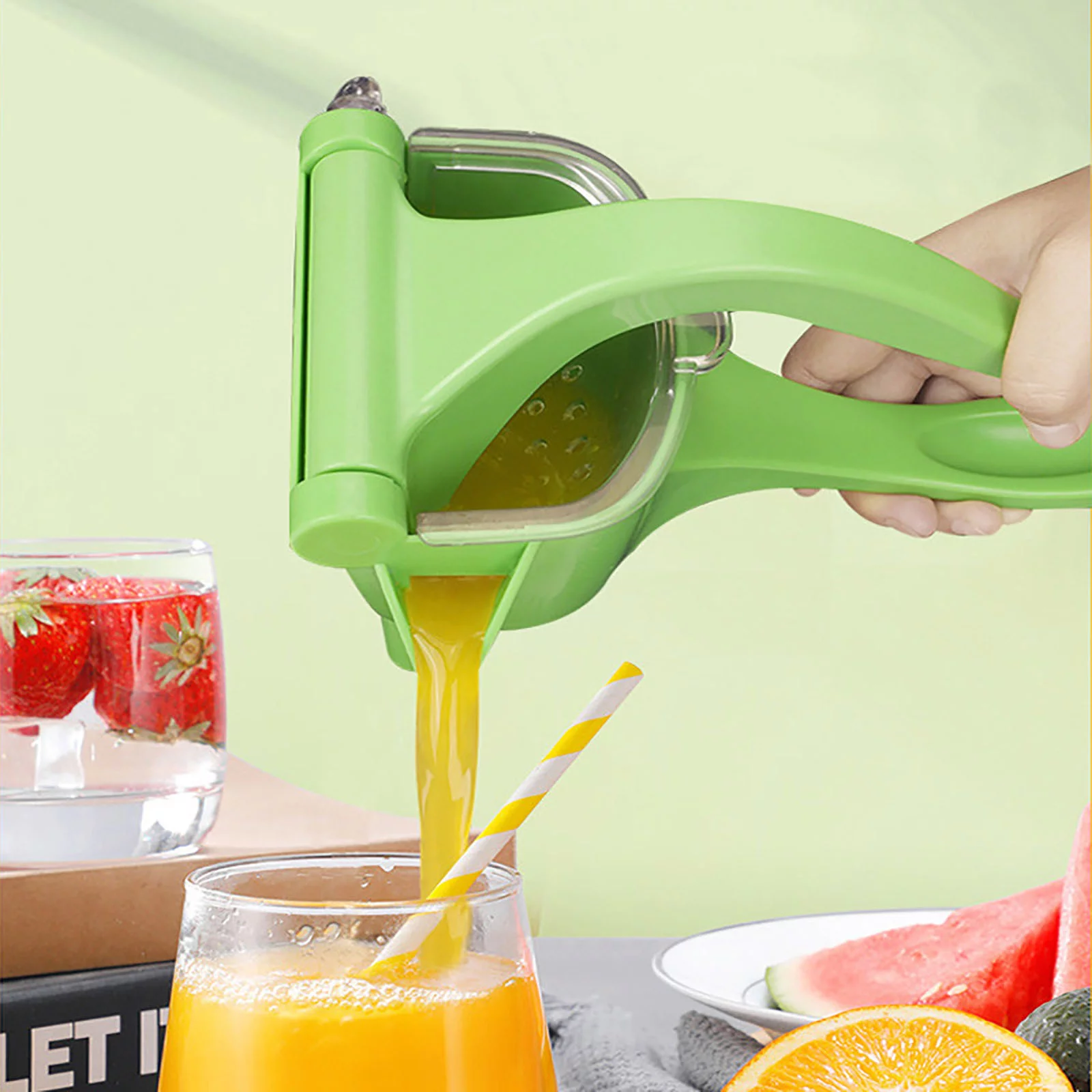 Multifunctional Juicer, Fruit, Lemon, Small Juicer, Manual Juicer, Handheld Non-Electric Juicer