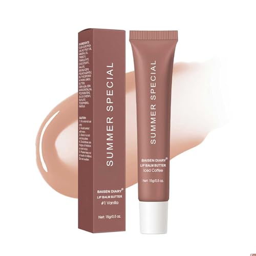4 PCS Summer Special Lip Butter Balm - Ultra-Hydrating, Nourishing Lip Care with Natural Ingredients, Shea Butter & Olive Oil, Soothes & Softens Dry Lips (4PCS, 0.5 Fl Oz (Pack of 4))