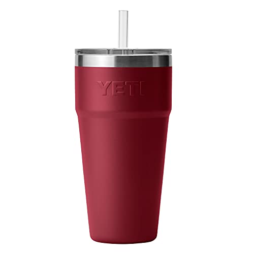 YETI Rambler 26 oz Straw Cup, Vacuum Insulated, Stainless Steel with Straw Lid