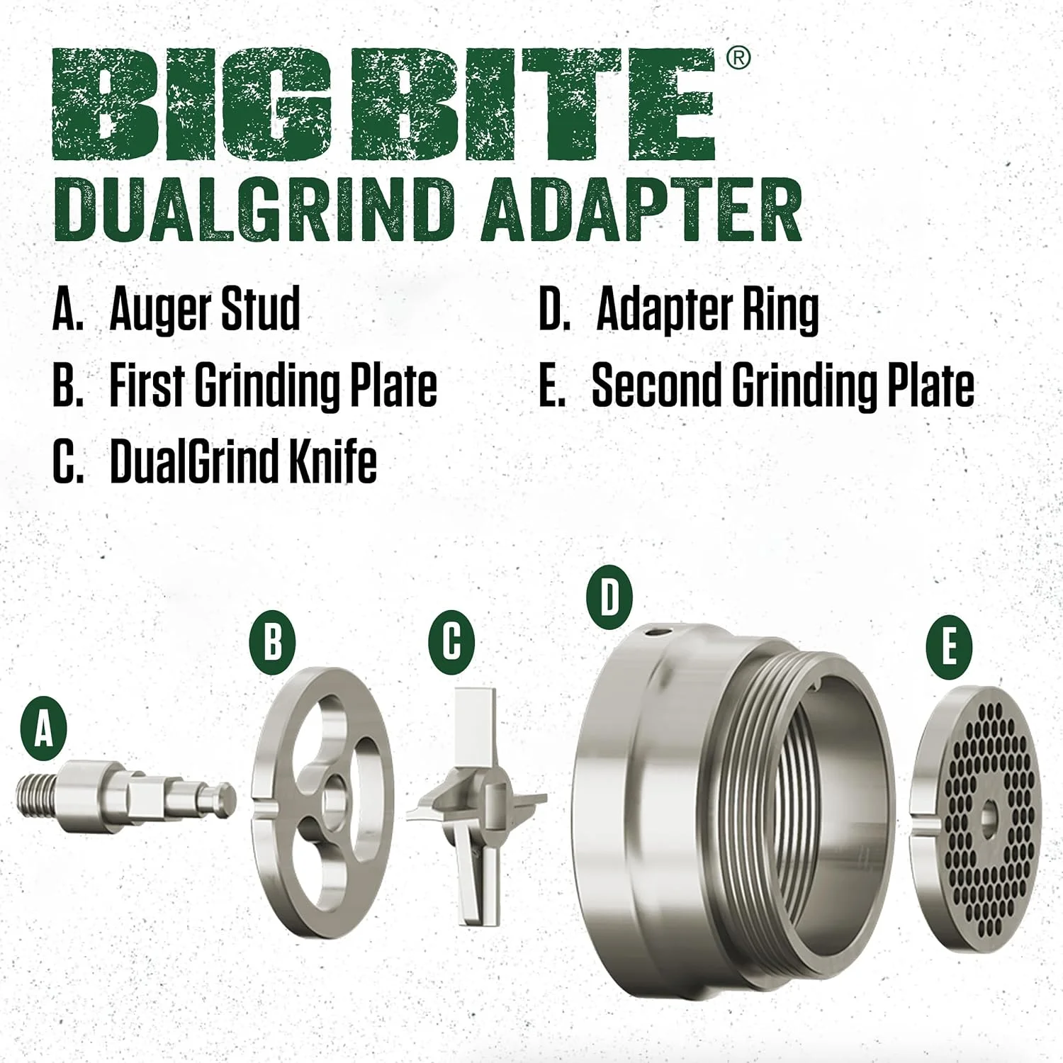 Products #12 Dualgrind Adapter, Stainless Steel Meat Grinder Attachment, Ideal For Frequent Use