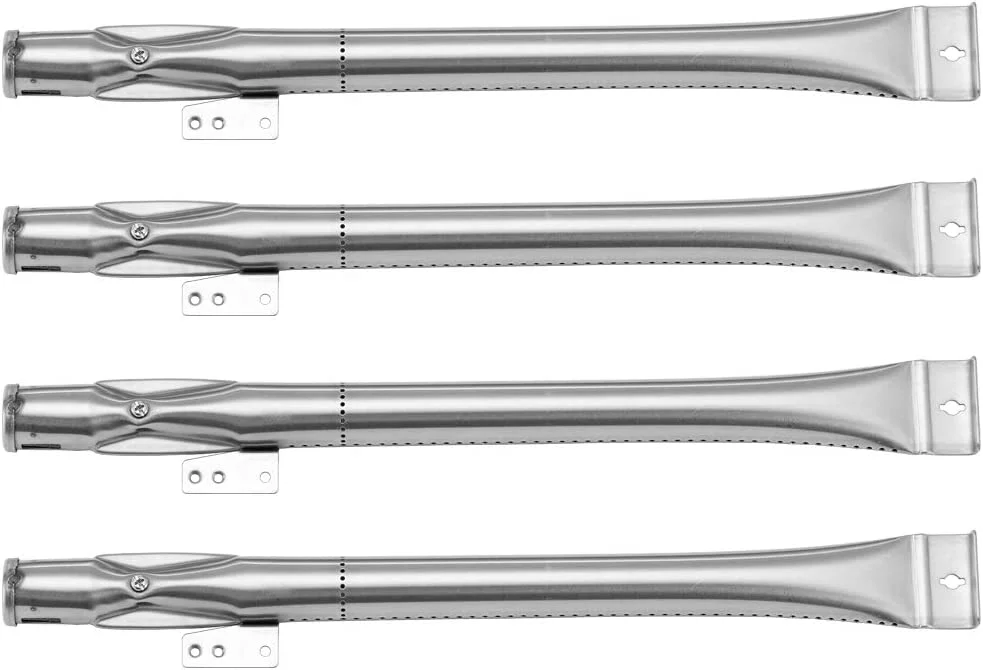 Replacement Parts for Nexgrill 720-0830H, 720-0830D, 720-0783E, 720-0888N, 720-0864 Gas Grills, Stainless Steel Tube Burner 14 7/8 inch, Set of 4