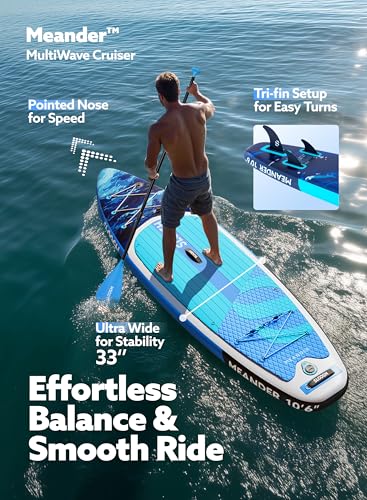 SLOOSH Inflatable Stand Up Paddle Board, 10'6