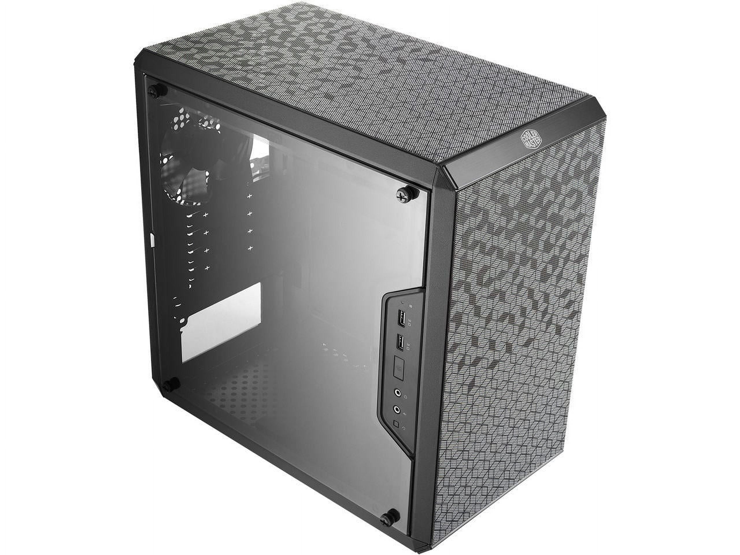 Cooler Master MasterBox Q300L Micro-ATX Tower with Magnetic Design Dust Filter, Transparent Acrylic Side Panel, Adjustable I/O & Fully Ventilated Airflow, Black (MCB-Q300L-KANN-S00)