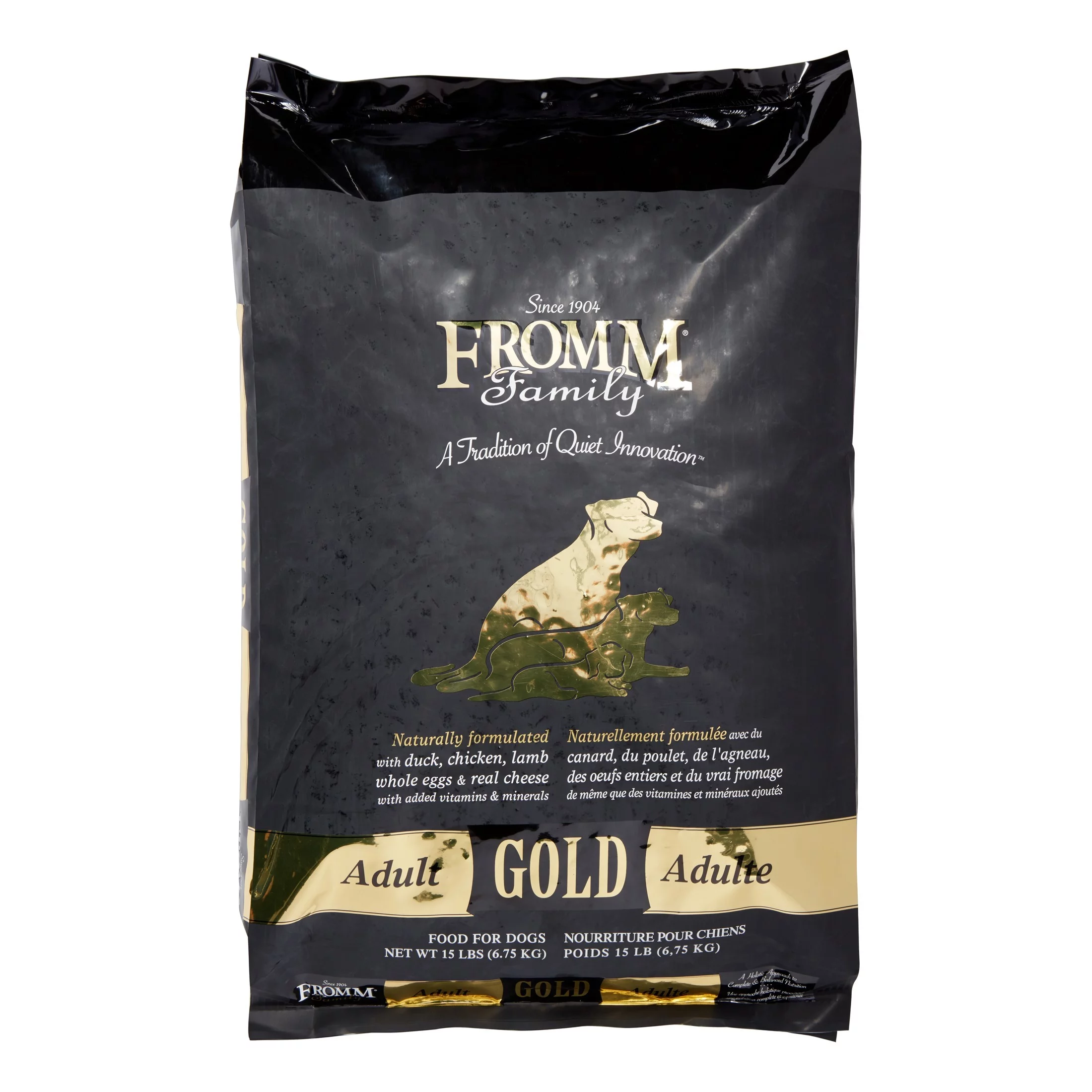 Fromm Family Gold Duck, Chicken & Lamb Adult Dry Dog Food, 15 lb